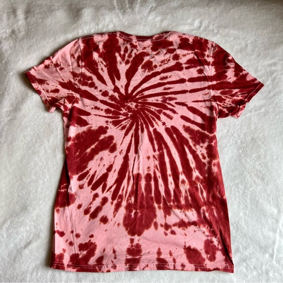 Chemistry brand skeleton tye dye t-shirt, color red, size small - Picture 2 of 2